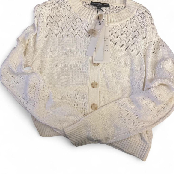 CENTRALPARKWEST
IRIS CROCHET SWEATER size small NWT - Picture 6 of 6